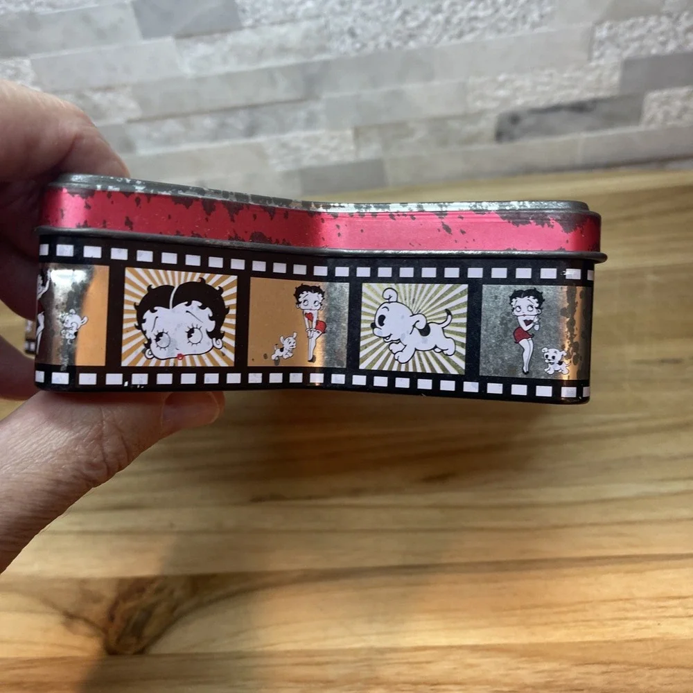 Betty Boop Carlton Cards Ornament‎ Set w/Tin Star Can,